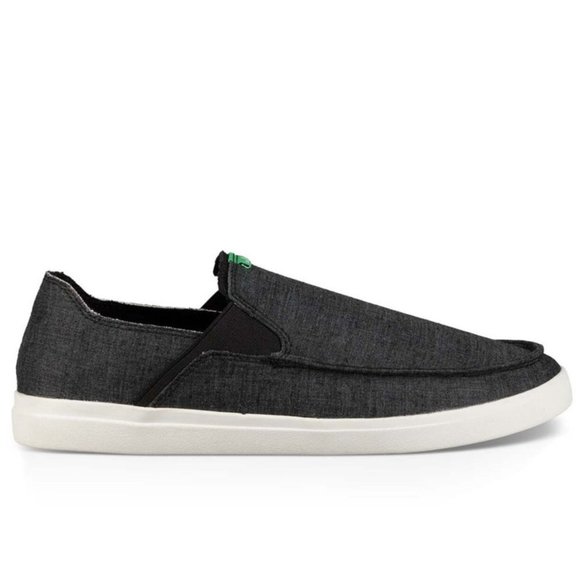 Sanuk Other - Sanuk Men's Pick Pocket Slip-on Hemp Shoes Black